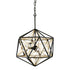 Varaluz Marcia 3 Light Orb Pendant Matte Blac Model: 353P03MBFG
