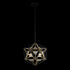Varaluz Marcia 3 Light Orb Pendant Matte Blac Model: 353P03MBFG