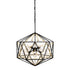 Varaluz Marcia 8 Light Orb Pendant Matte Blac Model: 353P08MBFG