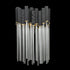 Varaluz Matrix 1 Light Sconce Matte Blac French Model: 309W01MBFG
