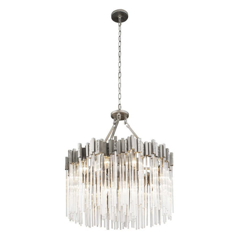 Varaluz Matrix 10 Light Pendant Rainy Night Model: 309P10RN