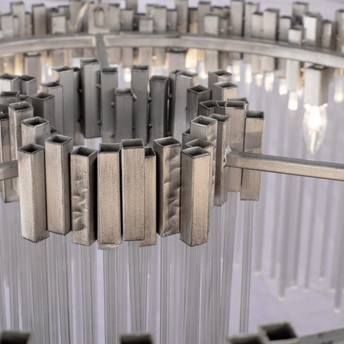 Varaluz Matrix 12 Light Pendant Rainy Night Model: 309P12RN