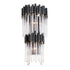 Varaluz Matrix 2 Light 2 Tier Sconce Matte Blac Model: 309W02LMBFG