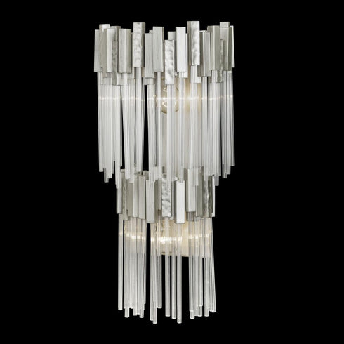Varaluz Matrix 2 Light 2 Tier Sconce Rainy Night Model: 309W02LRN