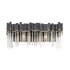 Varaluz Matrix 2 Light Bath Matte Blac French Gold Model: 309B02MBFG