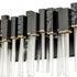 Varaluz Matrix 2 Light Bath Matte Blac French Gold Model: 309B02MBFG