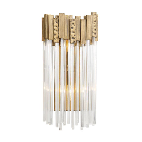 Varaluz Matrix 2 Light Sconce Havana Gold Model: 309W02HG