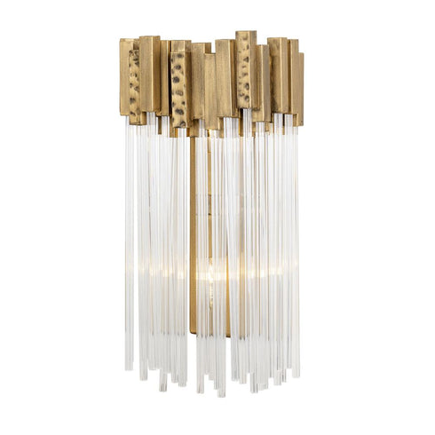 Varaluz Matrix 2 Light Sconce Havana Gold Model: 309W02HG