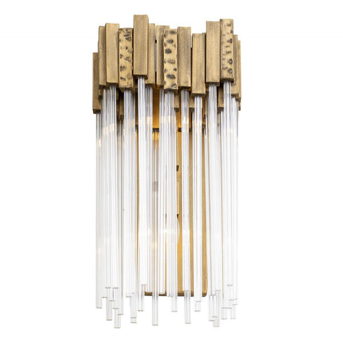 Varaluz Matrix 2 Light Sconce Havana Gold Model: 309W02HG