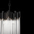 Varaluz Matrix 3 Light Pendant Matte Blac French Model: 309P03MBFG