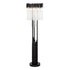 Varaluz Matrix 6 Light Floor Lamp Matte Blac French Model: 309L06MBFG