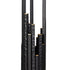 Varaluz Matrix 6 Light Floor Lamp Matte Blac French Model: 309L06MBFG