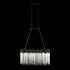 Varaluz Matrix 6 Light Linear Pendant Matte Blac Model: 309N06MBFG