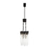 Varaluz Matrix 6 Light Linear Pendant Matte Blac Model: 309N06MBFG