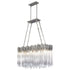 Varaluz Matrix 6 Light Linear Pendant Rainy Night Model: 309N06RN