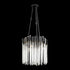 Varaluz Matrix 6 Light Pendant Matte Blac French Model: 309P06MBFG