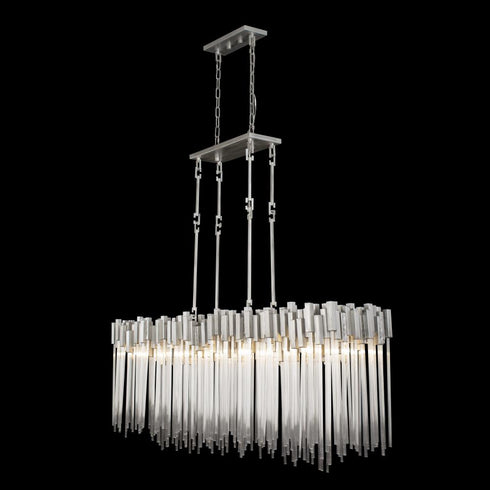 Varaluz Matrix 8 Light Linear Pedant Rainy Night Model: 309N08RN