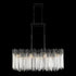 Varaluz Matrix 8 Light Linear Pendant Matte Blac Model: 309N08MBFG