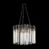 Varaluz Matrix 9 Light Pendant Matte Blac French Model: 309P09MBFG