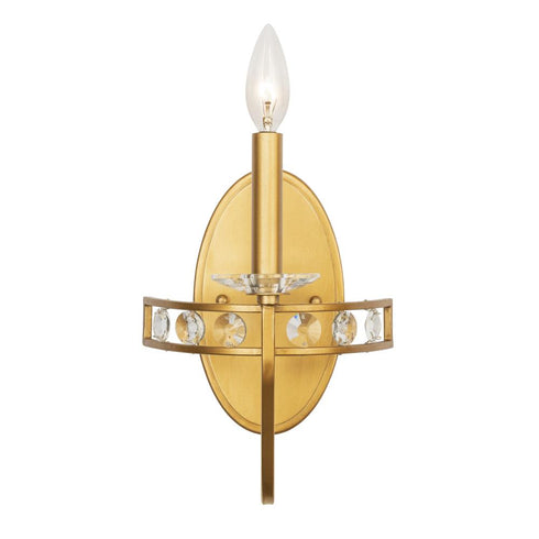 Varaluz Monroe 1 Light Sconce Antique Gold Model: 363W01AG