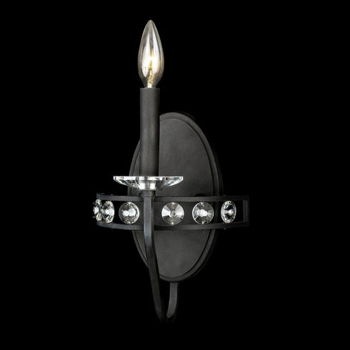 Varaluz Monroe 1 Light Sconce Carbon Model: 363W01CB