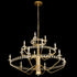 Varaluz Monroe 15 Light 3 Tier Chandelier Antique Model: 363C15AG