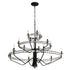 Varaluz Monroe 15 Light 3 Tier Chandelier Carbon Model: 363C15CB