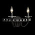 Varaluz Monroe 2 Light Crystal Bath Carbon Model: 363B02CB