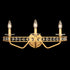 Varaluz Monroe 3 Light Crystal Bath Antique Gold Model: 363B03AG