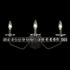 Varaluz Monroe 3 Light Crystal Bath Carbon Model: 363B03CB