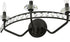 Varaluz Monroe 3 Light Crystal Bath Carbon Model: 363B03CB