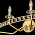 Varaluz Monroe 4 Light Crystal Bath Antique Gold Model: 363B04AG