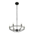 Varaluz Monroe 6 Light Chandelier Carbon Model: 363C06CB