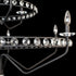 Varaluz Monroe 9 Light 2 Tier Chandelier Carbon Model: 363C09CB