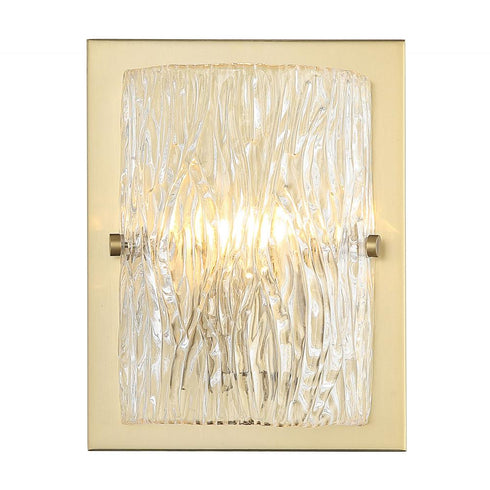 Varaluz Morgan 1 Light Sconce Satin Brass Model: 376W01SB