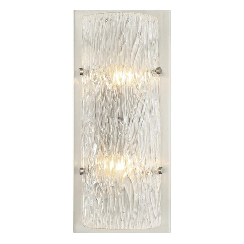 Varaluz Morgan 2 Light Sconce Brushed Nickel Model: 376W02BN