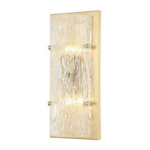 Varaluz Morgan 2 Light Sconce Satin Brass Model: 376W02SB