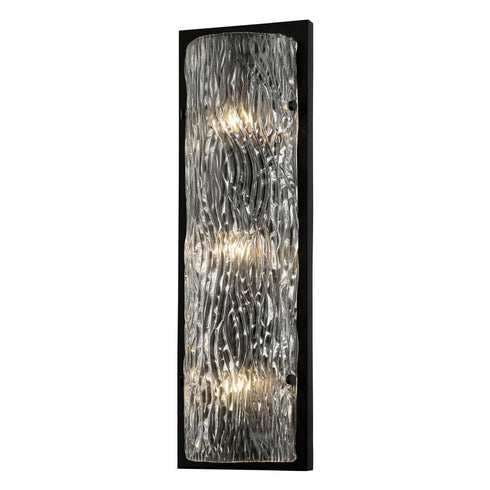Varaluz Morgan 3 Light Sconce Black Model: 376W03BL