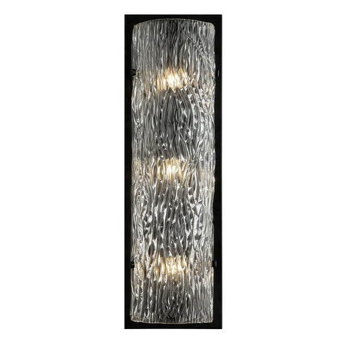 Varaluz Morgan 3 Light Sconce Black Model: 376W03BL