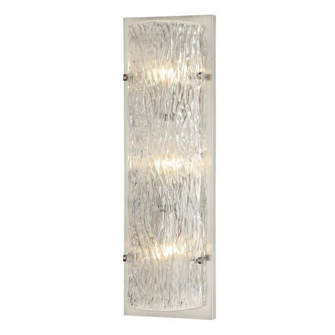 Varaluz Morgan 3 Light Sconce Brushed Nickel Model: 376W03BN