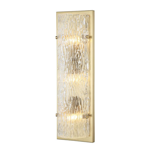 Varaluz Morgan 3 Light Sconce Satin Brass Model: 376W03SB