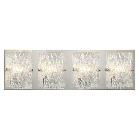 Varaluz Morgan 4 Light Bath Brushed Nickel Model: 376B04BN