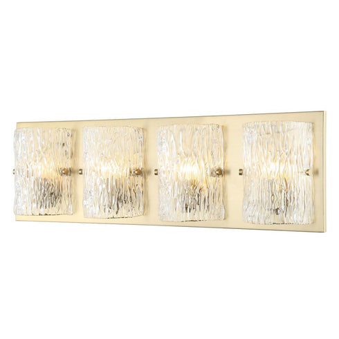 Varaluz Morgan 4 Light Bath Satin Brass Model: 376B04SB