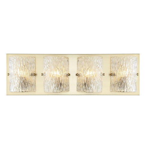 Varaluz Morgan 4 Light Bath Satin Brass Model: 376B04SB