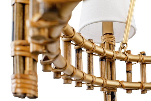 Varaluz Nevis 6 Light Chandelier French Gold Model: 360C06FG