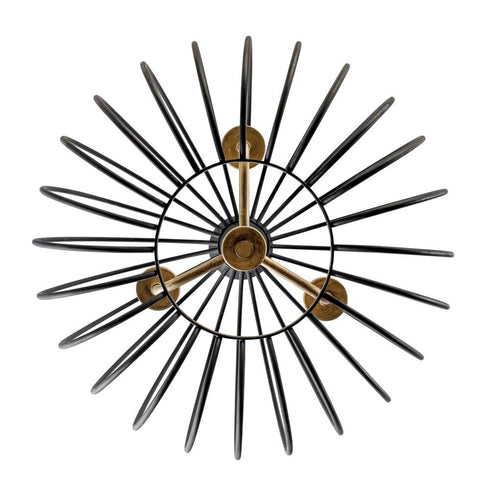 Varaluz Nico 3 Light Pendant Carbo Havana Gold Model: 375P03CBHG