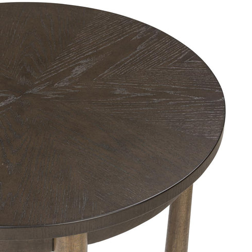 Varaluz Nob Hill Center Table Aged Barre Dark Brown Oak in Aged Barrel/Dark Brown Oak Finish Model: 516TN32A