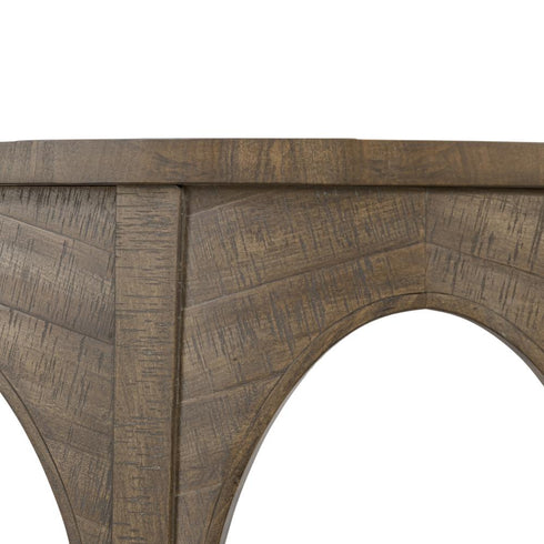 Varaluz Nob Hill Console Table in Aged Barrel Model: 516TA52A