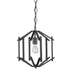 Varaluz Offset 1 Light Pendant in Forged Iron Finish Model: 611600