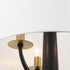 Varaluz Patchwork 3 Light Pendant Blac Satin Brass in Black/Satin Brass Finish Model: 503P03BLSB